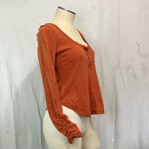 Pilcro S Long Sleeve Snap Top Shirt